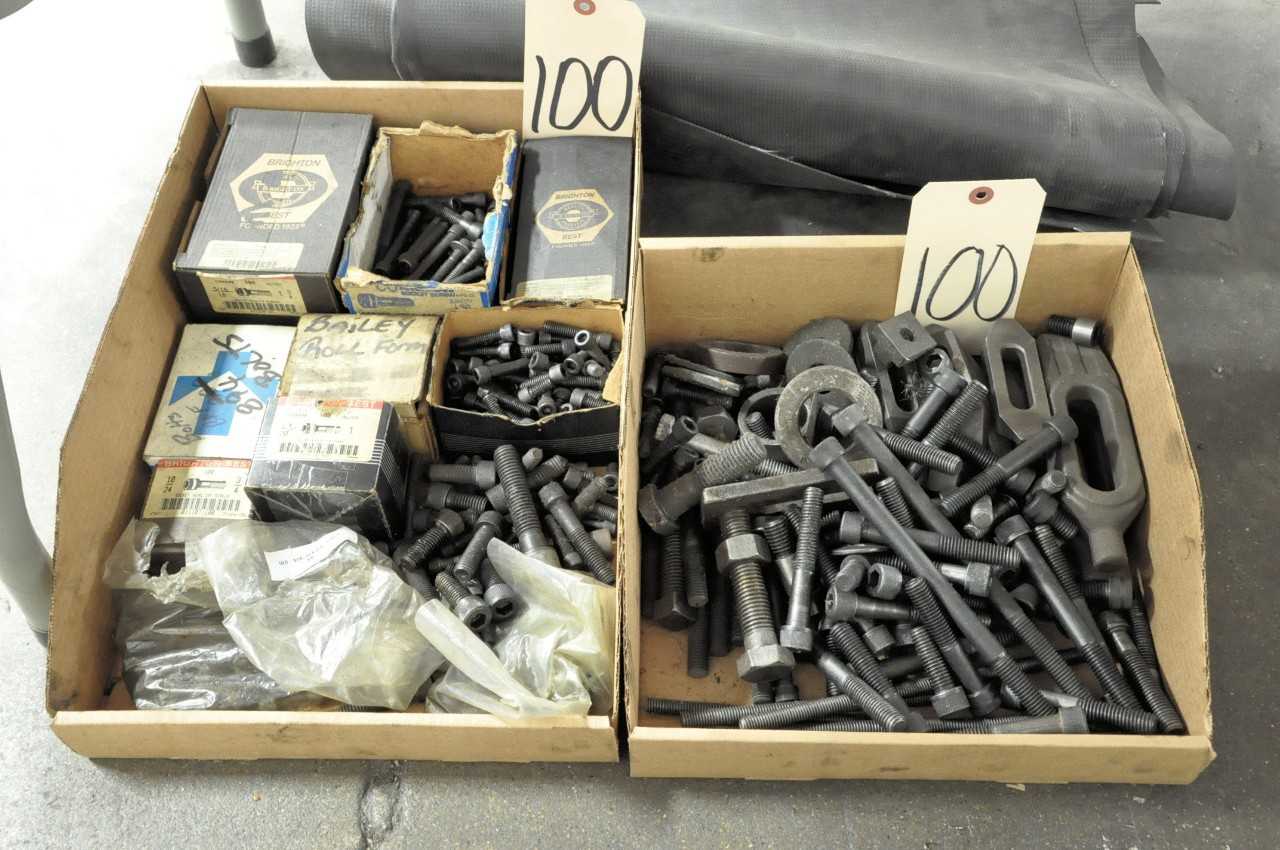 Lot Hold Down Tooling and Bolts in 2 Boxes - ELECTRIC POWER TOOLS