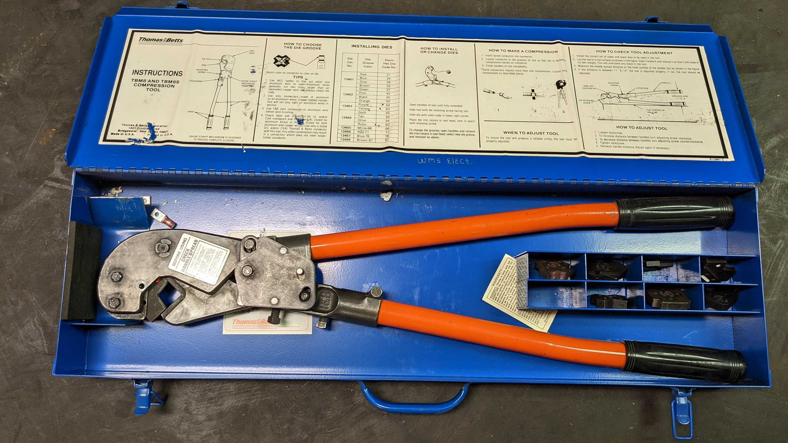 SHURE STAKE COMPRESSION TOOL - ELECTRIC POWER TOOLS