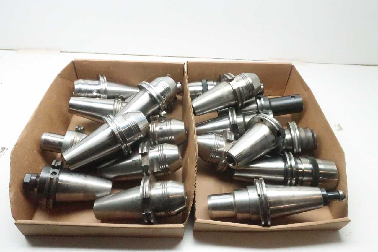 LOT OF ASSORTED CAT50 TOOL HOLDERS - SANDVIK - MACHINING ACCESSORIES & TOOLING