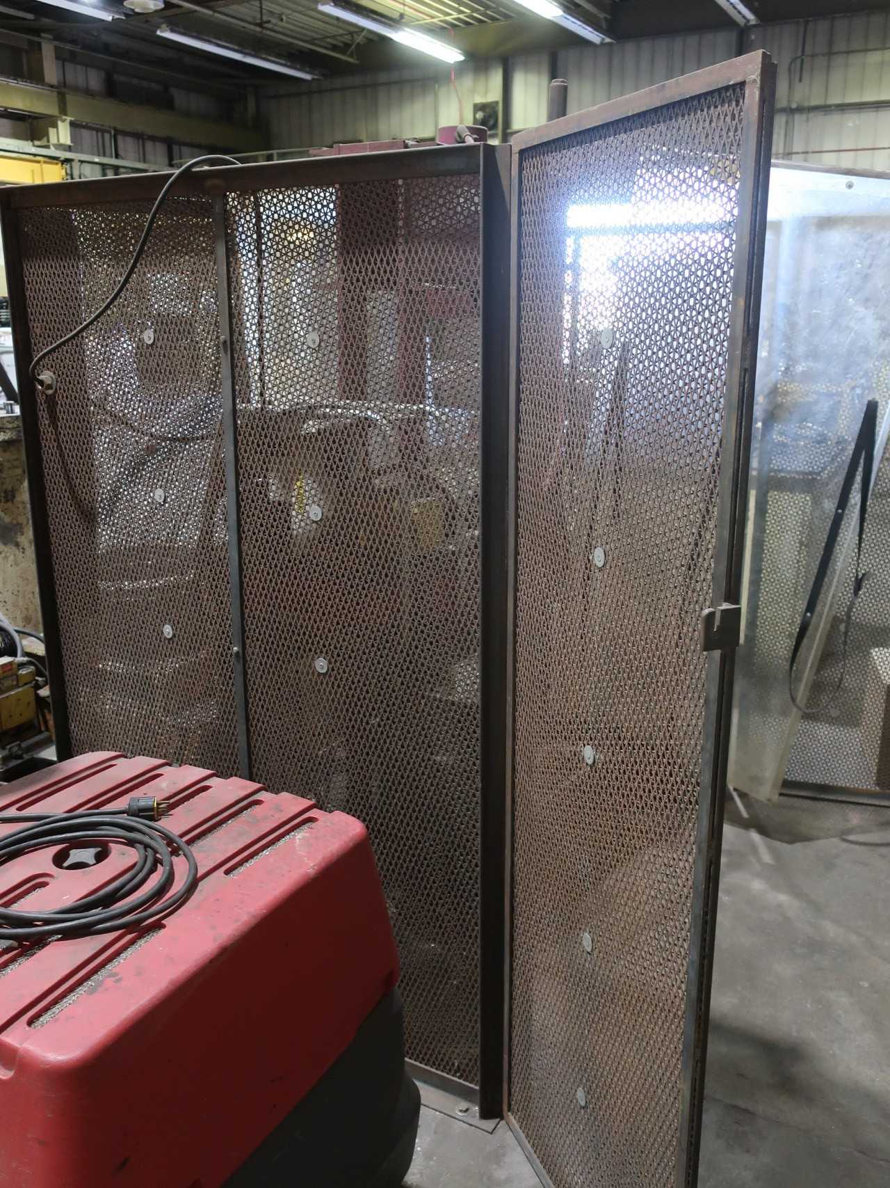 50 ton H-frame press with safety cage - PRESSES