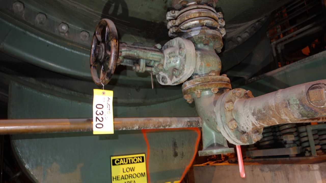 LOT OF 2 CRANE 47XR 4IN STEEL WEDGE GATE VALVE - VALVES