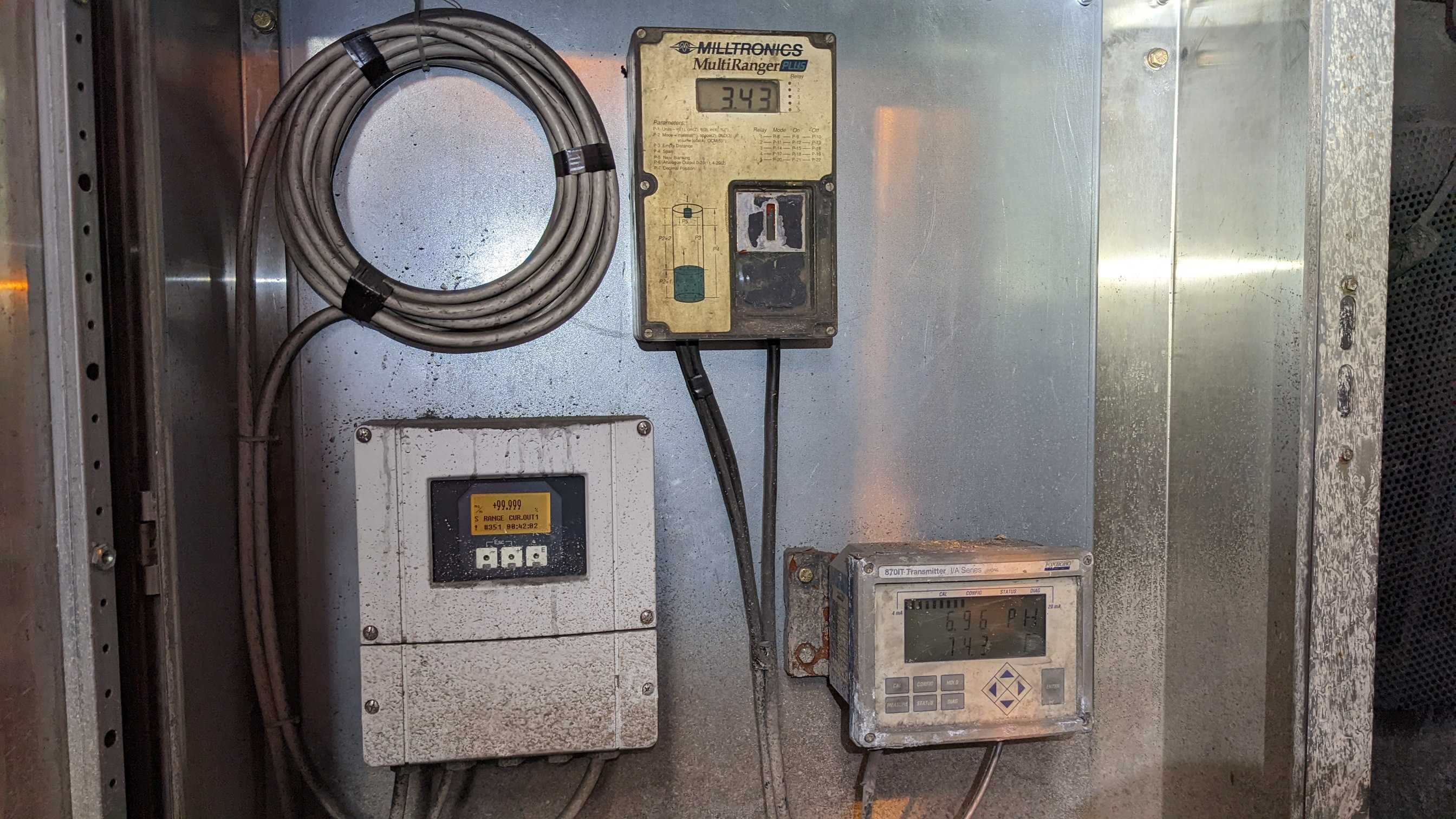 COMPONENTS OF 3 PANELS - AUTOMATION & CONTROLS