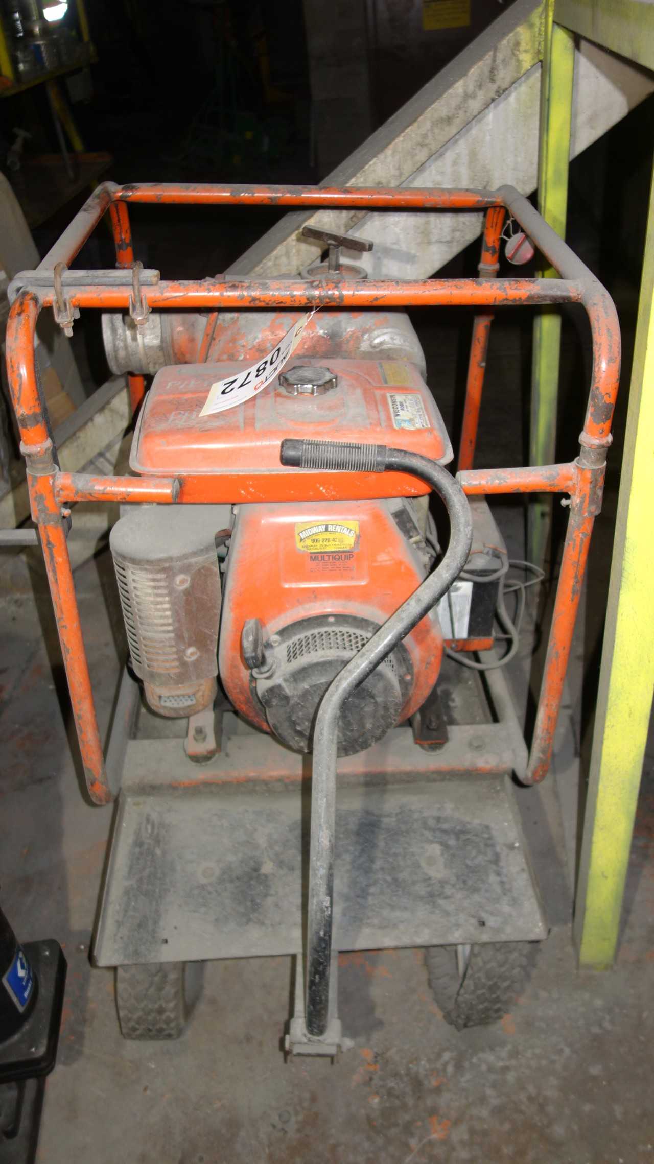 MULTIQUIPQP-40TA CONTRACTOR PUMP WITH GAS ENGINE - MISCELLANEOUS