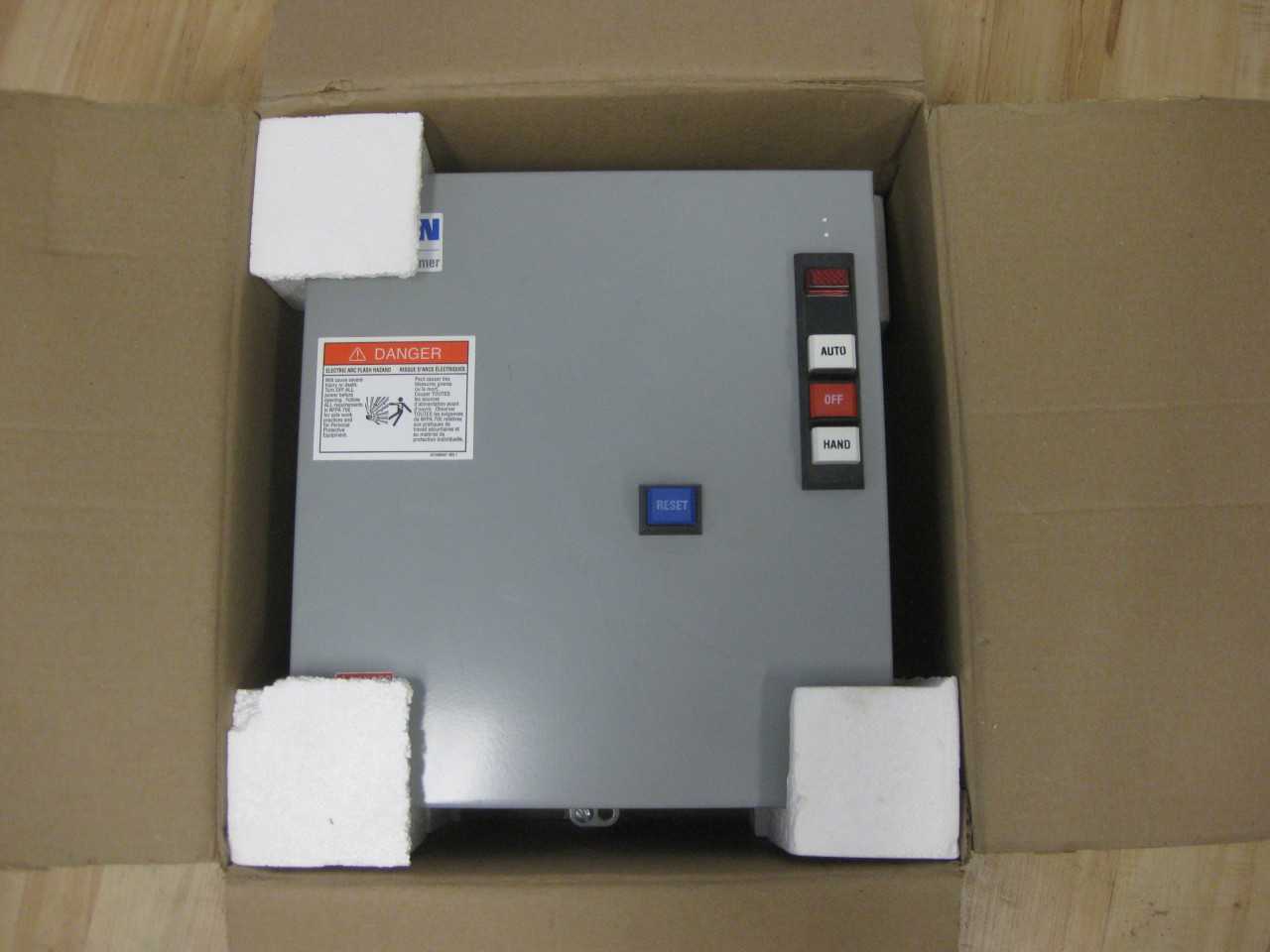 Eaton enclosed control box QTY 1 - AUTOMATION & CONTROLS