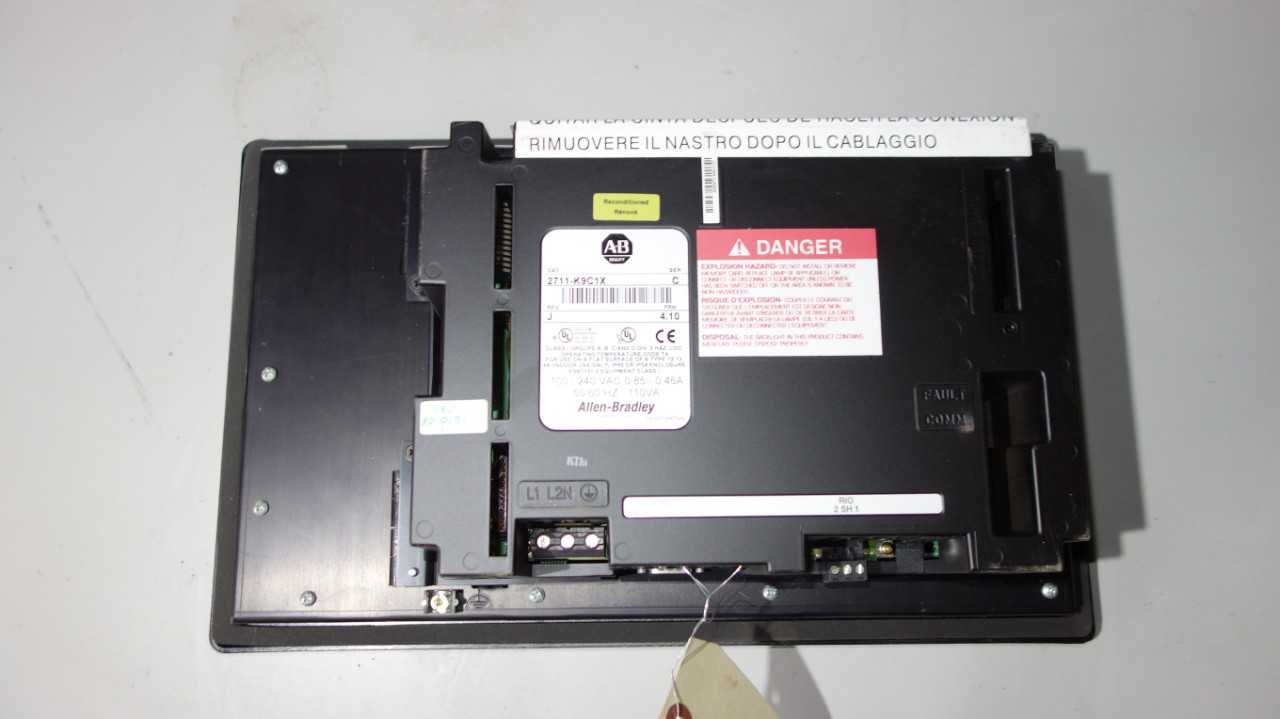 ALLEN BRADLEY 2711-K9C1X PANELVIEW 900 OPERATOR - AUTOMATION & CONTROLS