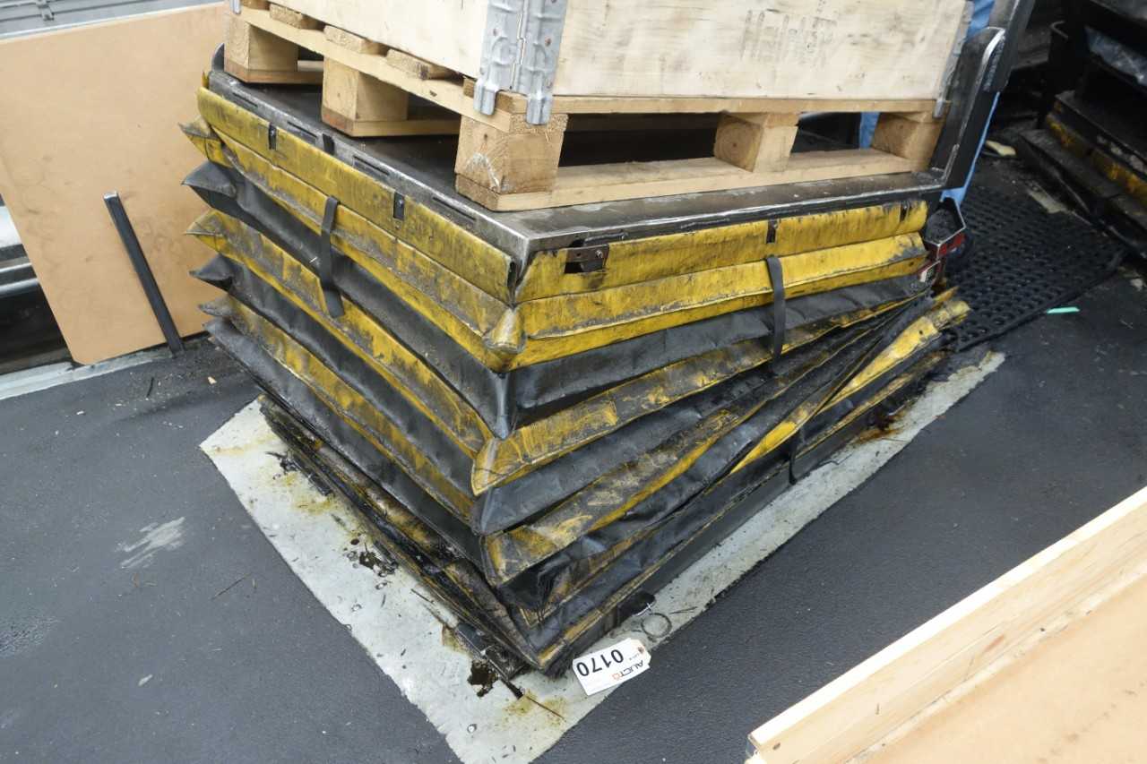 Presto scissor lift table, 4000lb capacity - MATERIAL HANDLING