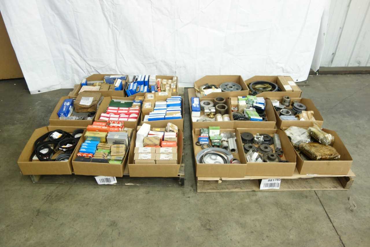 2 PALLETS OF POWER TRANSMISSION REPLACEMENT PARTS - POWER TRANSMISSION