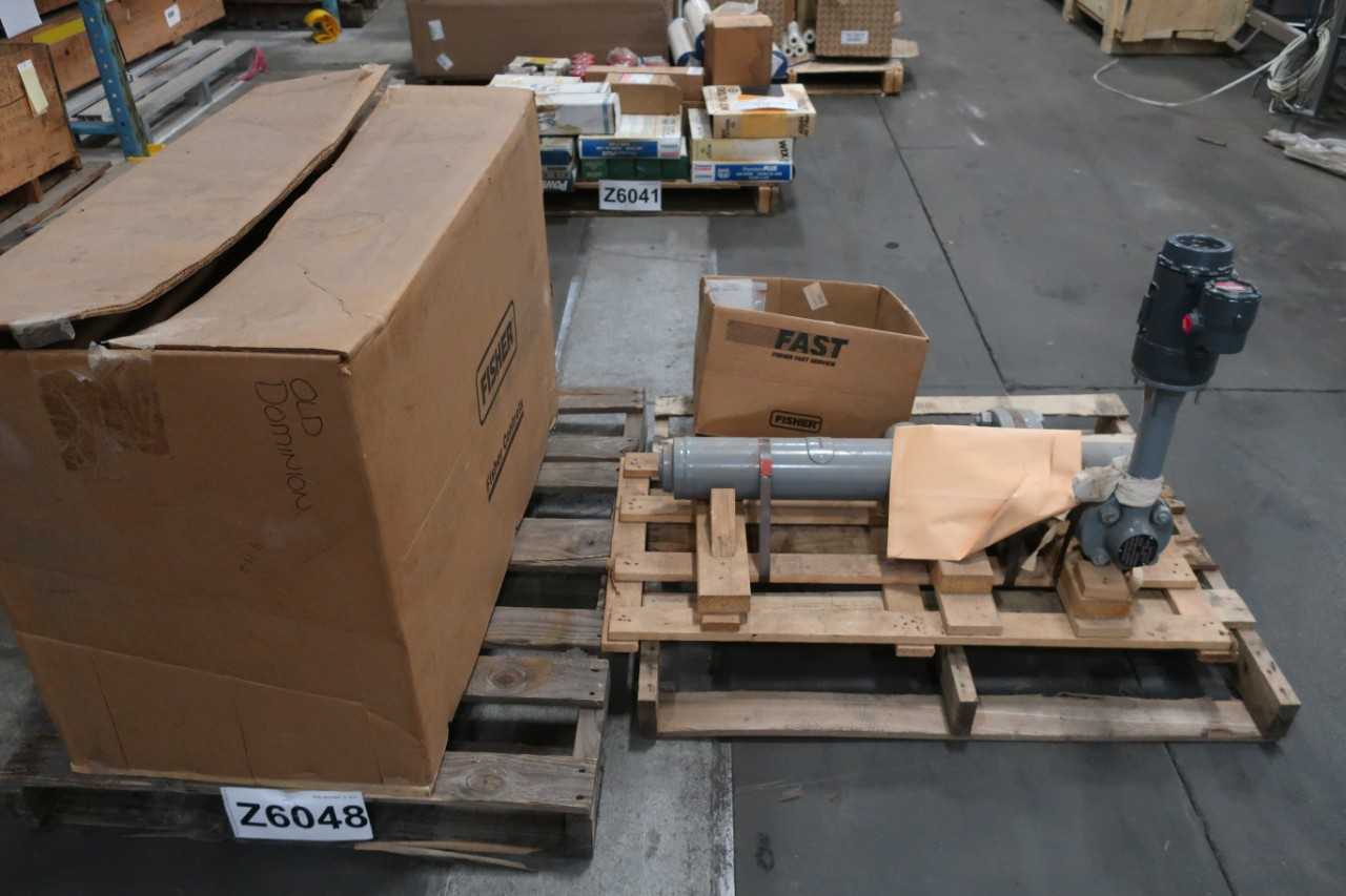 LOT OF 2 FISHER CONTROL VALVES - CONTROL VALVE