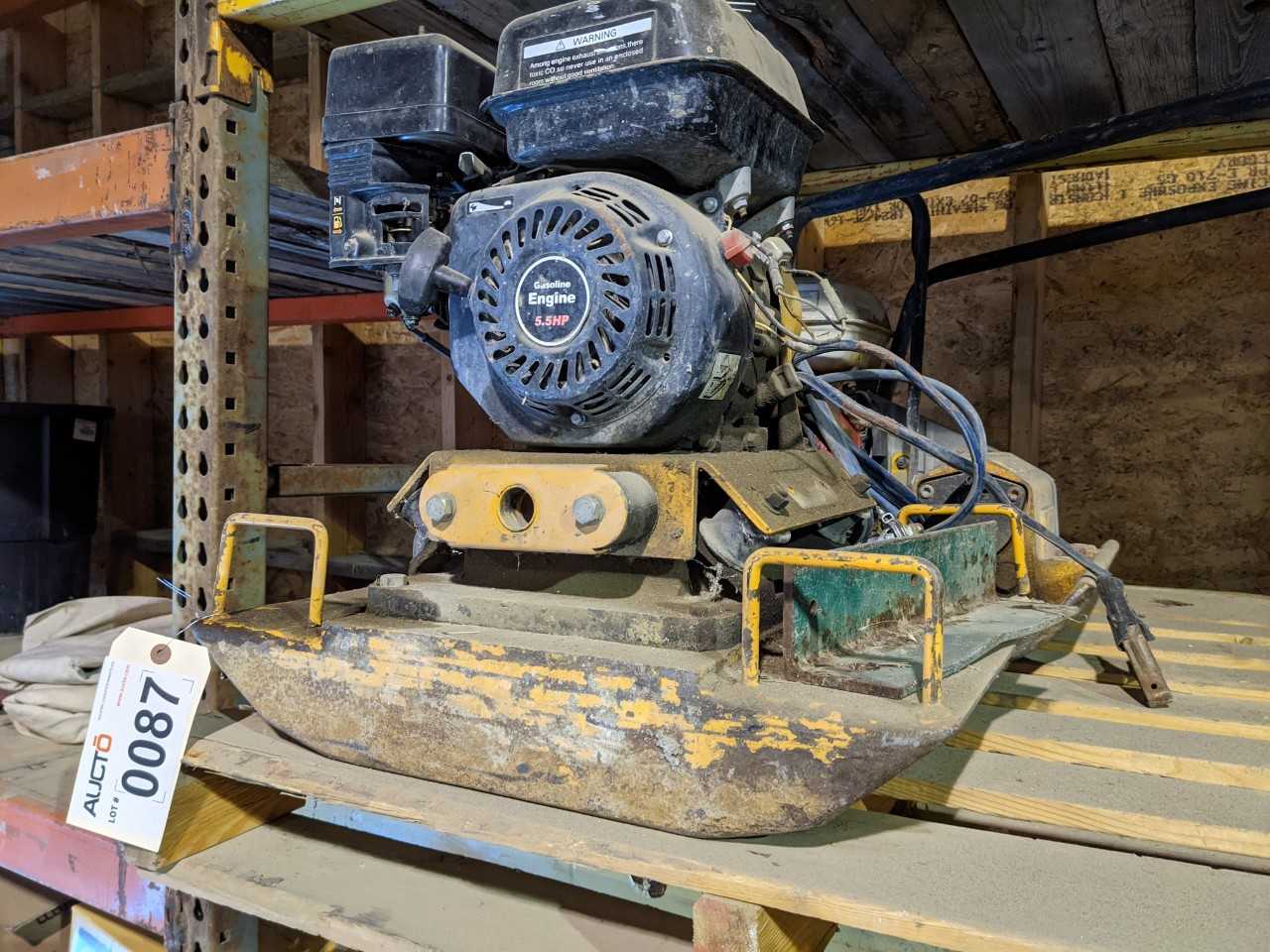Lot of 1 plate compactor - INDUSTRIAL PARTS