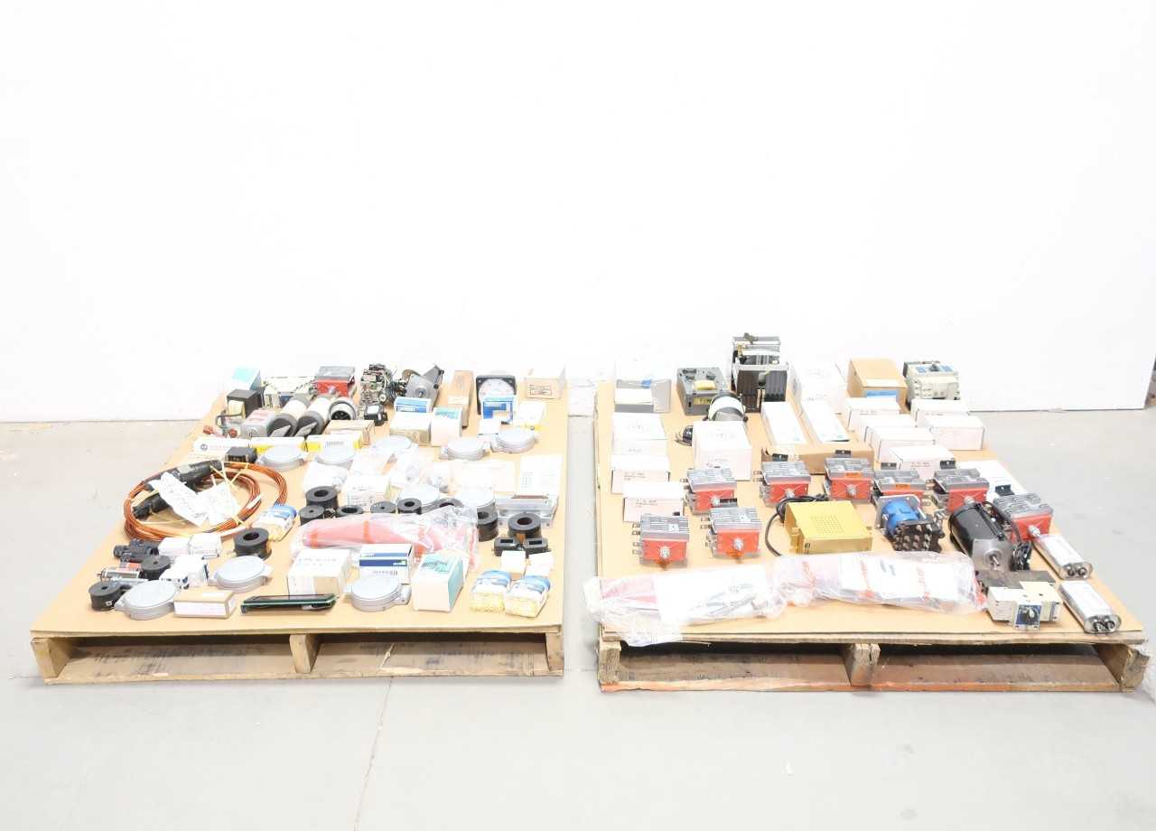 2 PALLETS OF ASSORTED ELECTRICAL PARTS - ELECTRICAL COMPONENTS 2 PALLETS OF ASSORTED ELECTRICAL PARTS - ELECTRICAL COMPONENTS