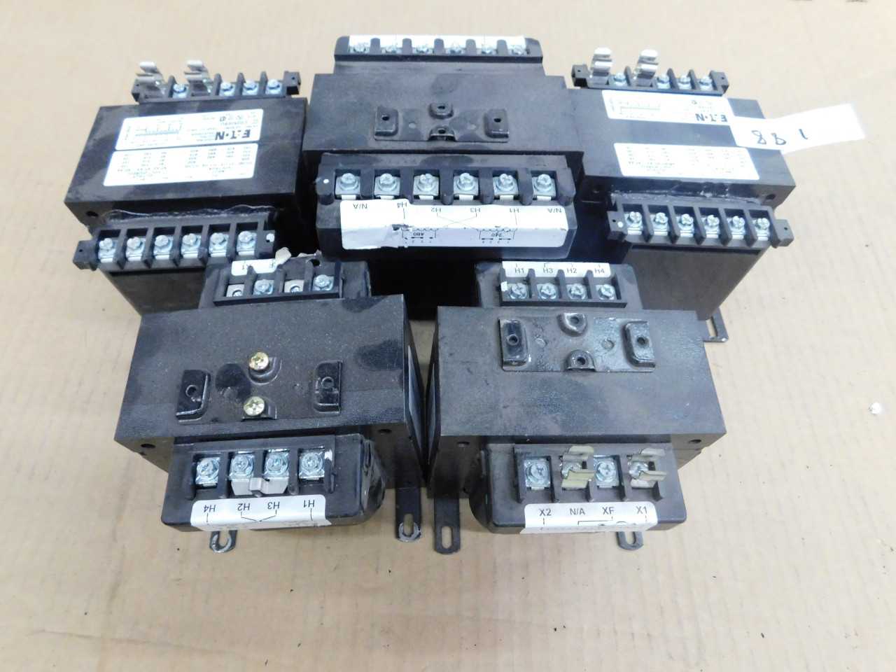 Lot of 5 Transformers - CONTROL TRANSFORMERS
