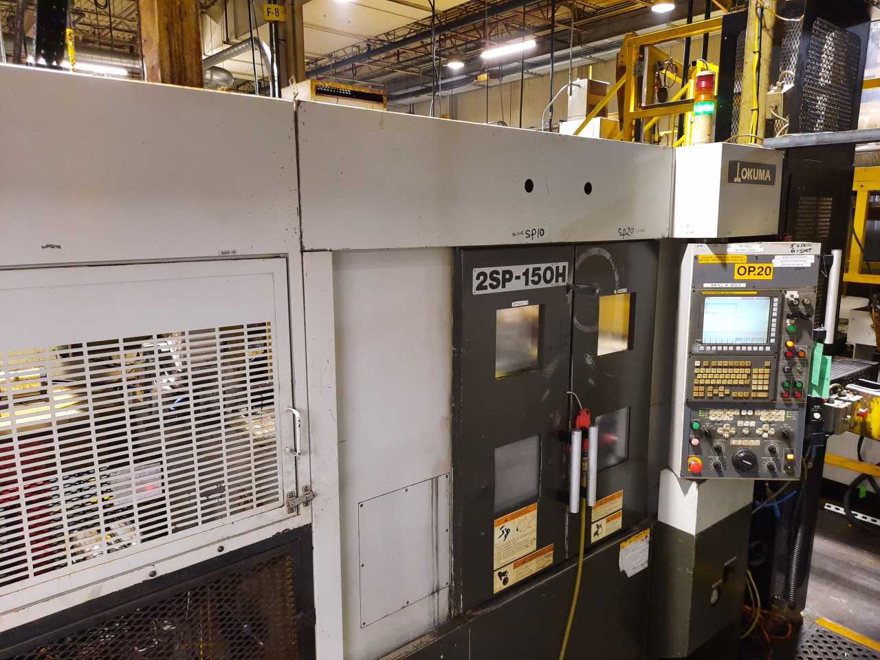 2007 OKUMA 2SP-150HG Twin Spindle Horizontal Gantry Loaded Lathe - CNC LATHES