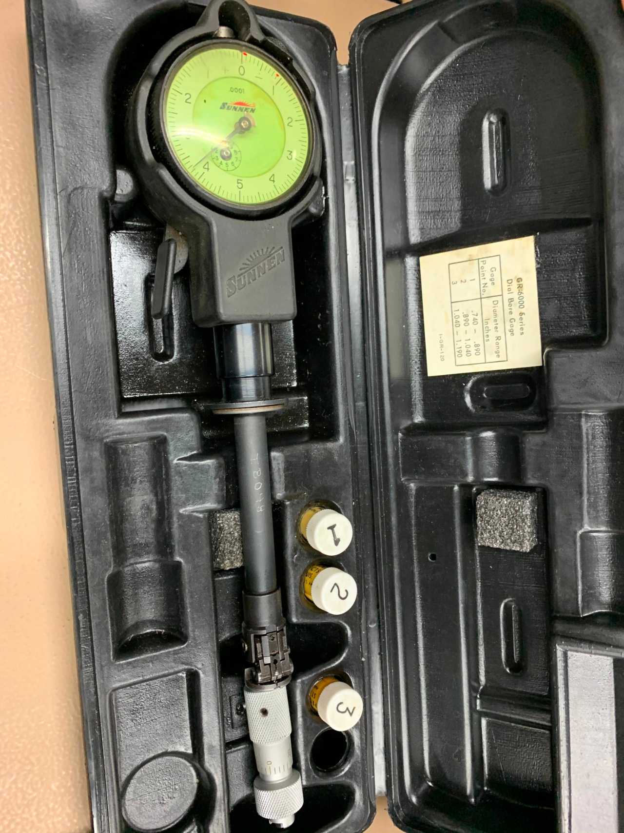 Sunnen Dial Bore Gage - ELECTRIC POWER TOOLS Sunnen Dial Bore Gage - ELECTRIC POWER TOOLS