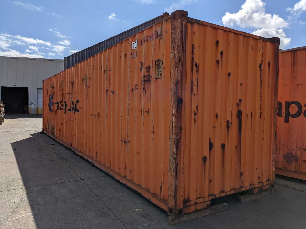 HAPAG-LLOYD 40FT HIGH CUBE SHIPPING CONTAINER - INDUSTRIAL PARTS