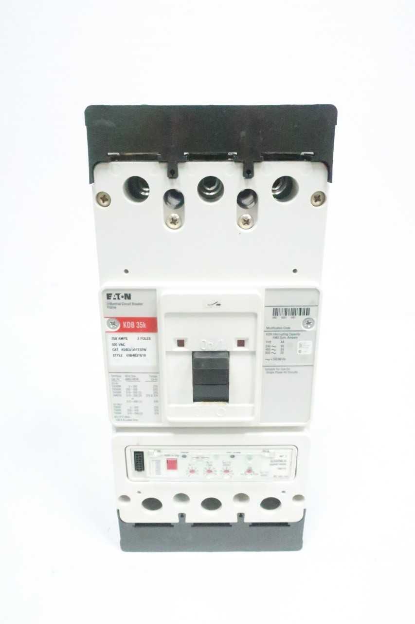 EATON KDB3250FT32W CIRCUIT BREAKER 3P 250A AMP 600V-AC - CIRCUIT BREAKERS EATON KDB3250FT32W CIRCUIT BREAKER 3P 250A AMP 600V-AC - CIRCUIT BREAKERS