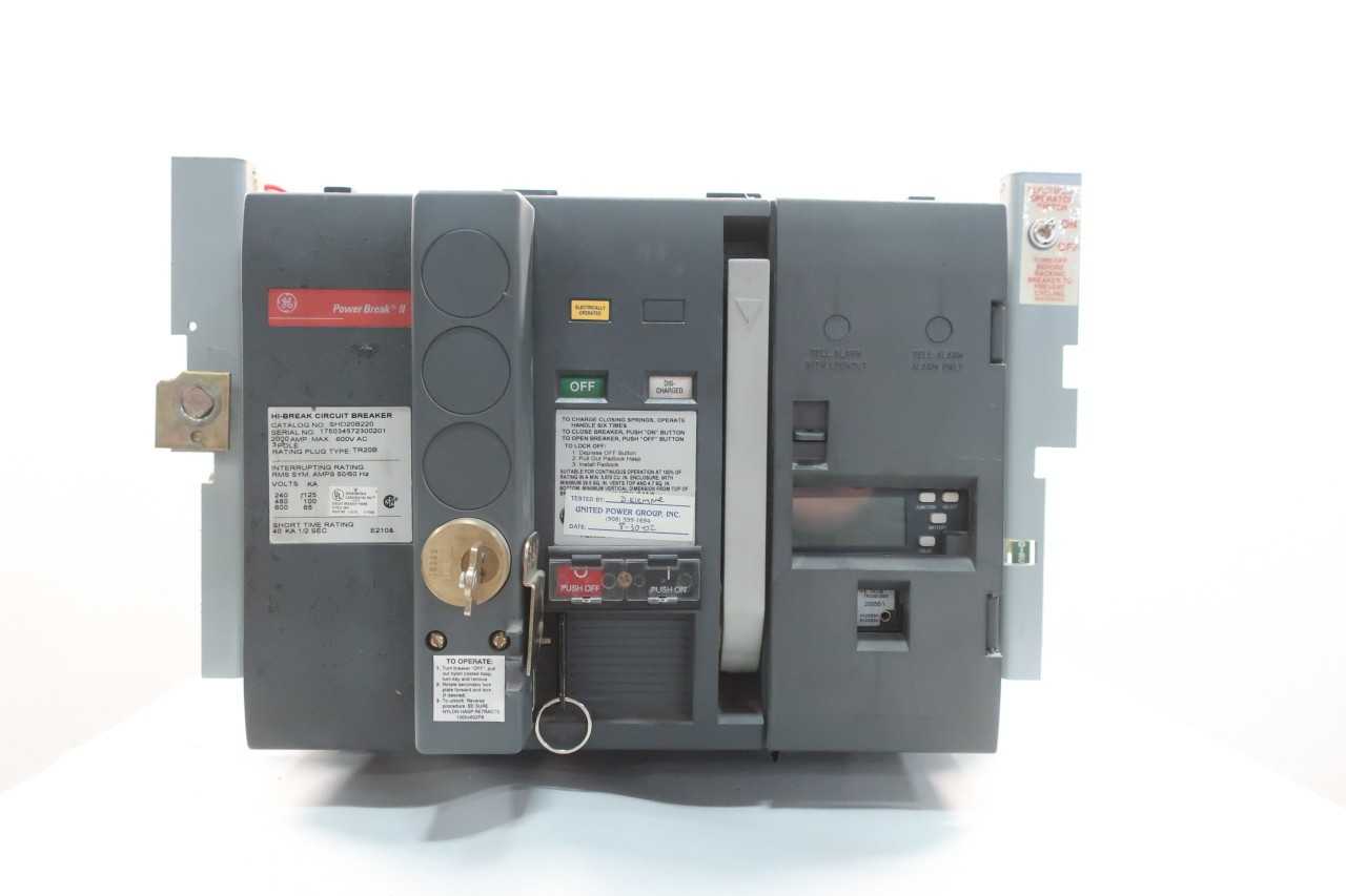 GENERAL ELECTRIC GE SHD20B220 POWER BREAK II HI-BREAK INSULATED CASE 3P 2000A AMP 600V-AC OTHER CIRCUIT BREAKER - CIRCUIT BREAKERS