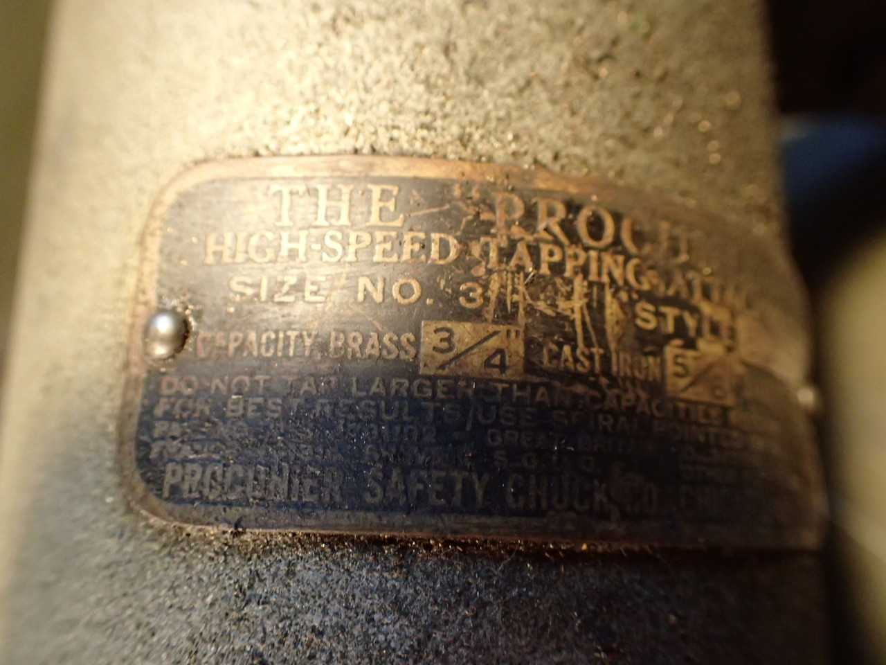 Procunier #3 P3 Tapping Head Drill Attachment: Morse Taper #3 (MT3 3MT) - HOLEMAKING TOOLS