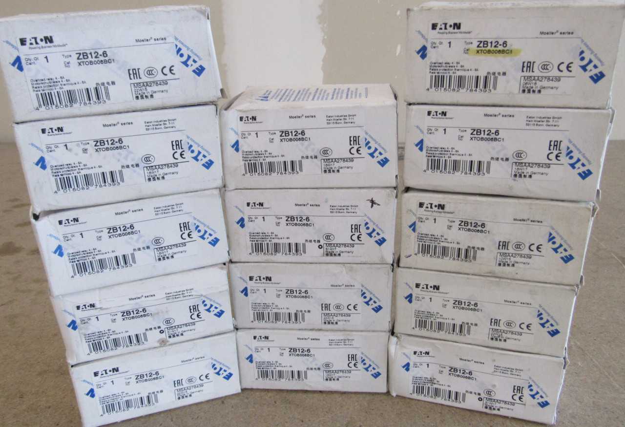 Lot of Quantity 14x XTOB006BC1 Overload Relays - ELECTRICAL COMPONENTS