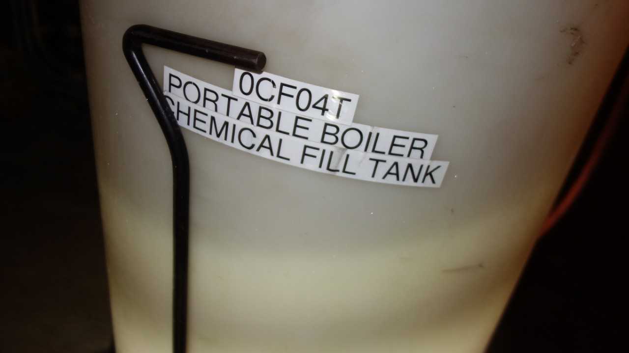 PLASTIC PORTABLE BOILER CHEMICAL FILL TANK - PLANT & FACILITY