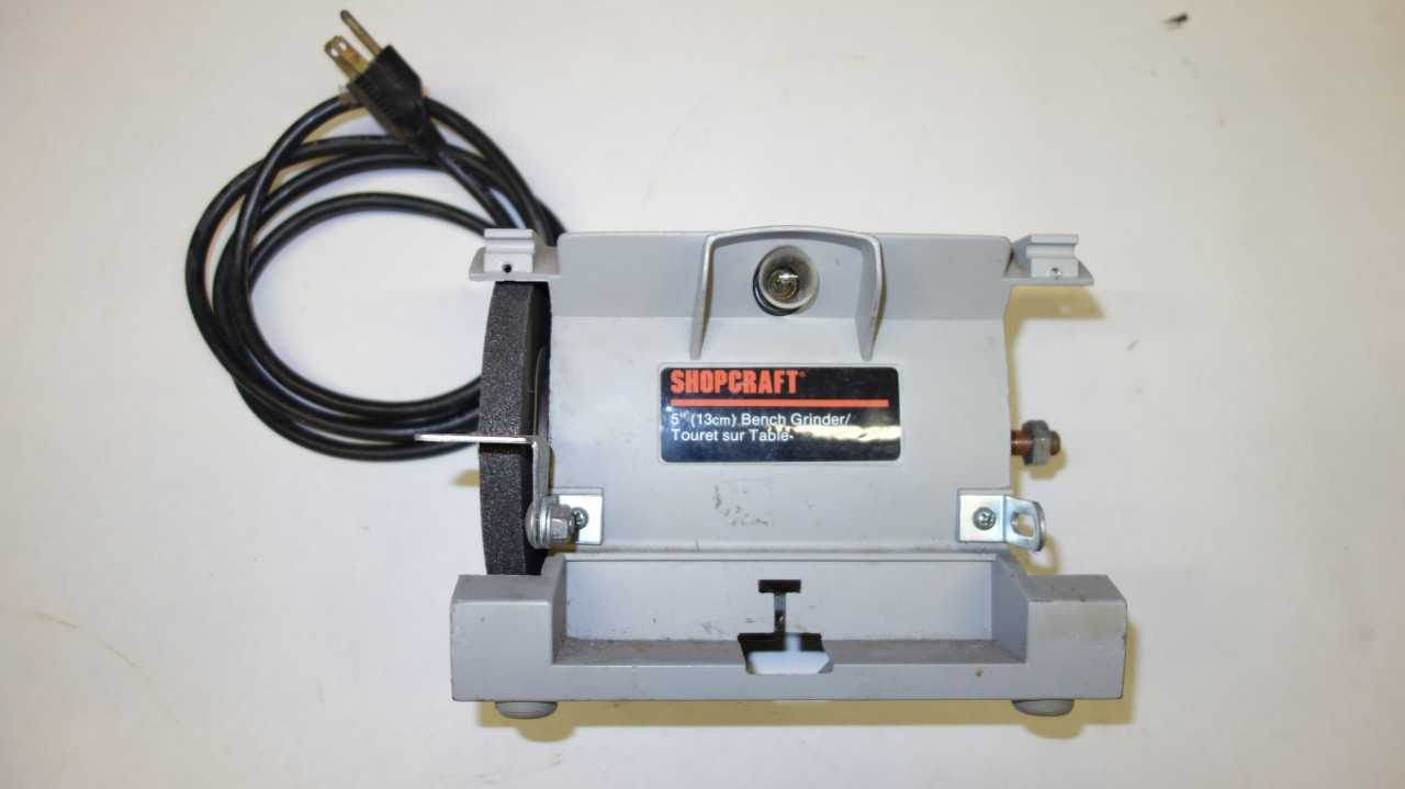 BENCHMARK SHOPCRAFT T6601 5 IN BENCH GRINDER - GRINDING MACHINES
