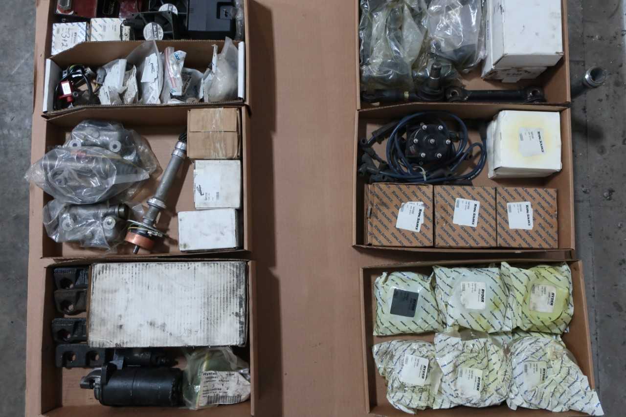 LOT OF ASSORTED FORKLIFT PARTS AND ACCESSORIES - FORKLIFTS