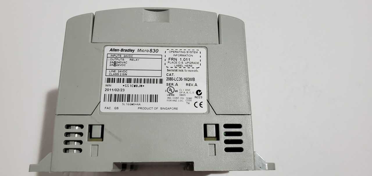 Allen Bradley Micro 830 2080-LC30-16QWB PLC - AUTOMATION & CONTROLS