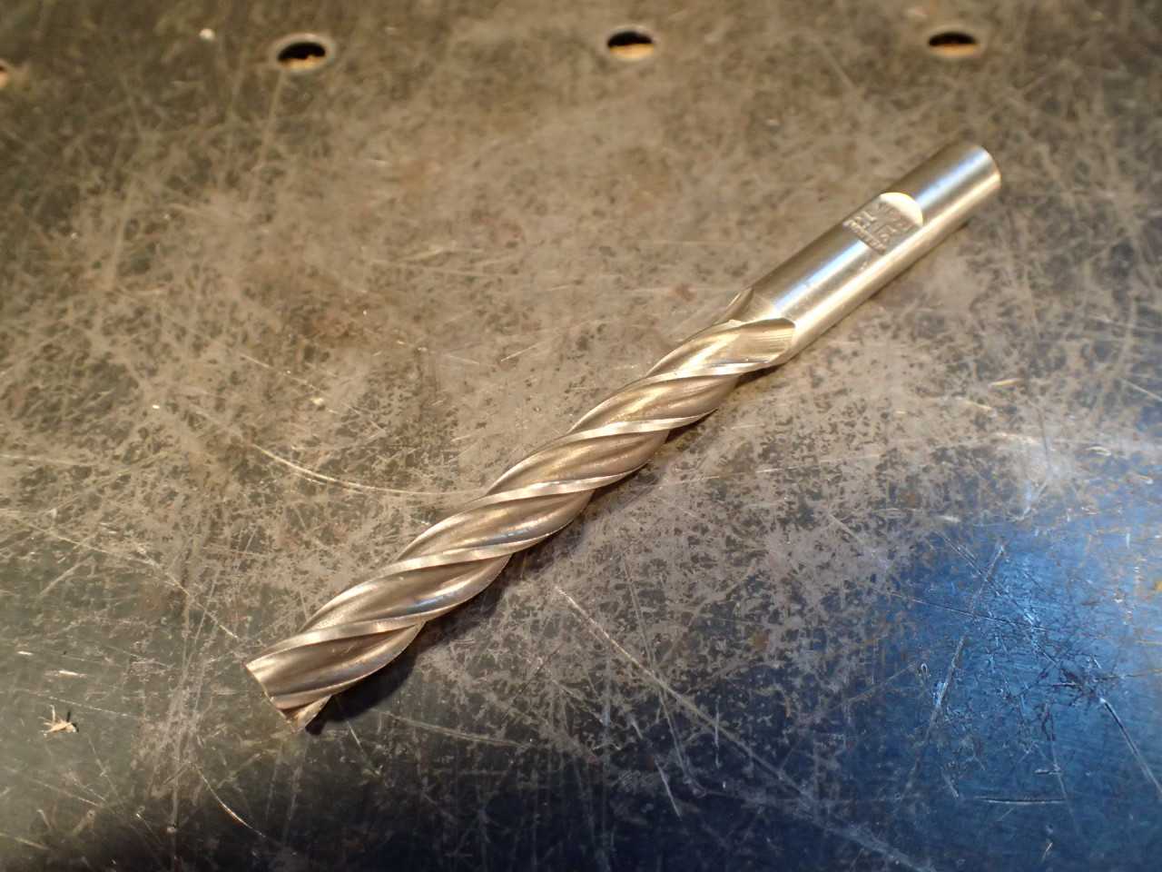 Weldon 21/64" Non-Center Cutting Single End Mill 2-1/2" LOC 3/8" Shank I66-HS - MILLING TOOLS