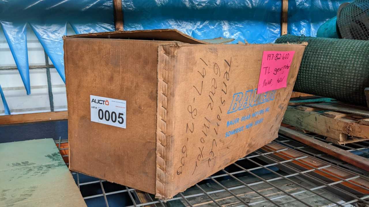 Lot of bauer motor type SG4-34/Dk812-200-AS/M 500 rpm - ELECTRIC MOTORS