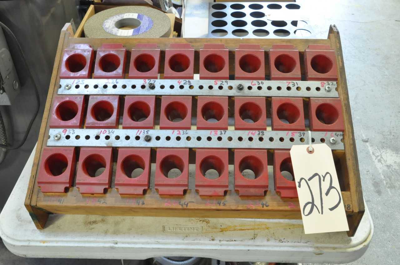 Wooden 40-Taper Holder Stand - MACHINING ACCESSORIES & TOOLING