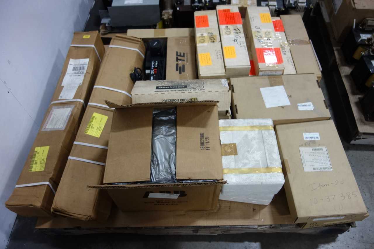 3 PALLETS OF ASSORTED ELECTRICAL - ELECTRICAL COMPONENTS