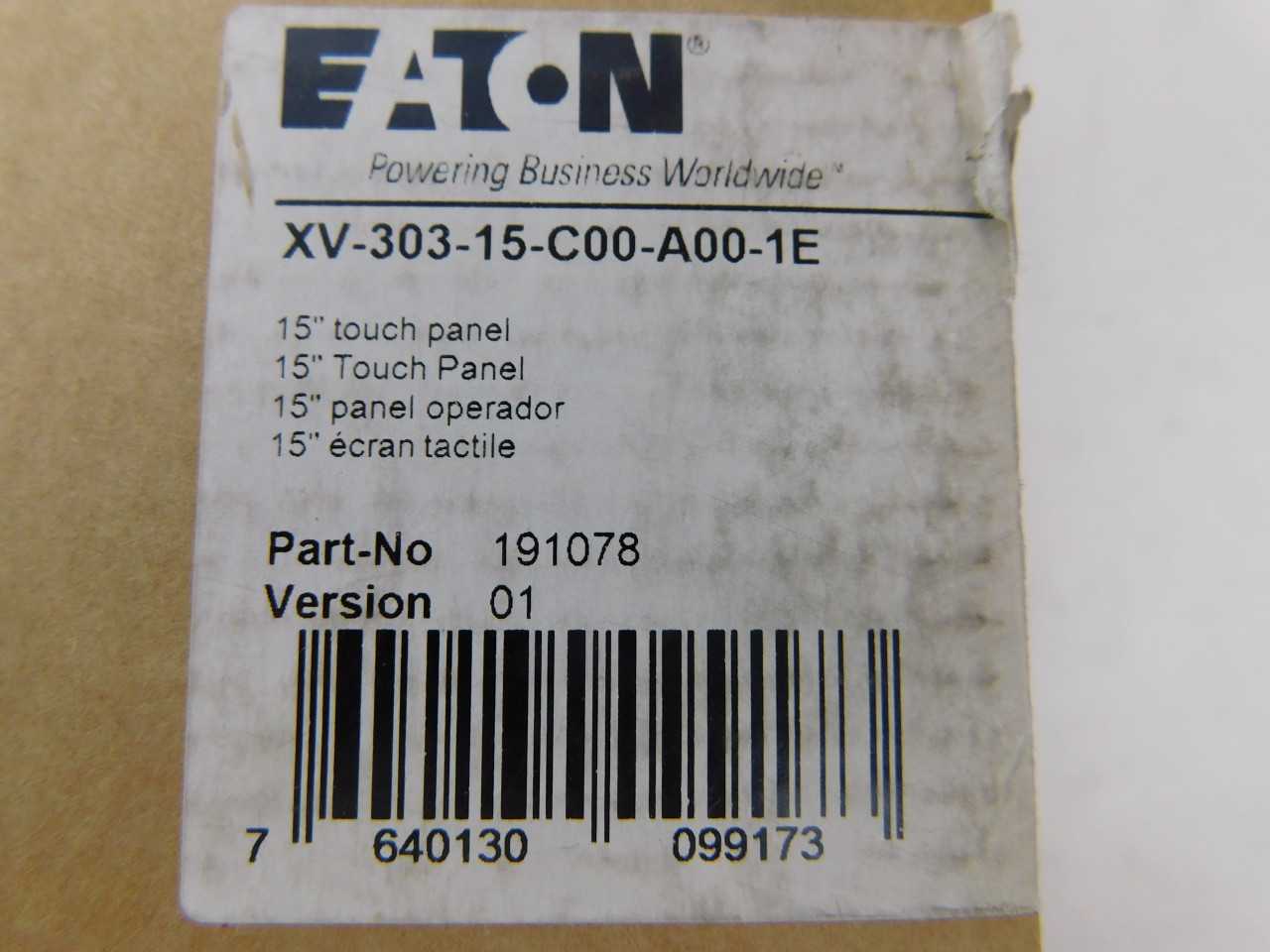 Lot of 1x XV-303-15-C00-A00-1E PLC Touch Panel - AUTOMATION & CONTROLS