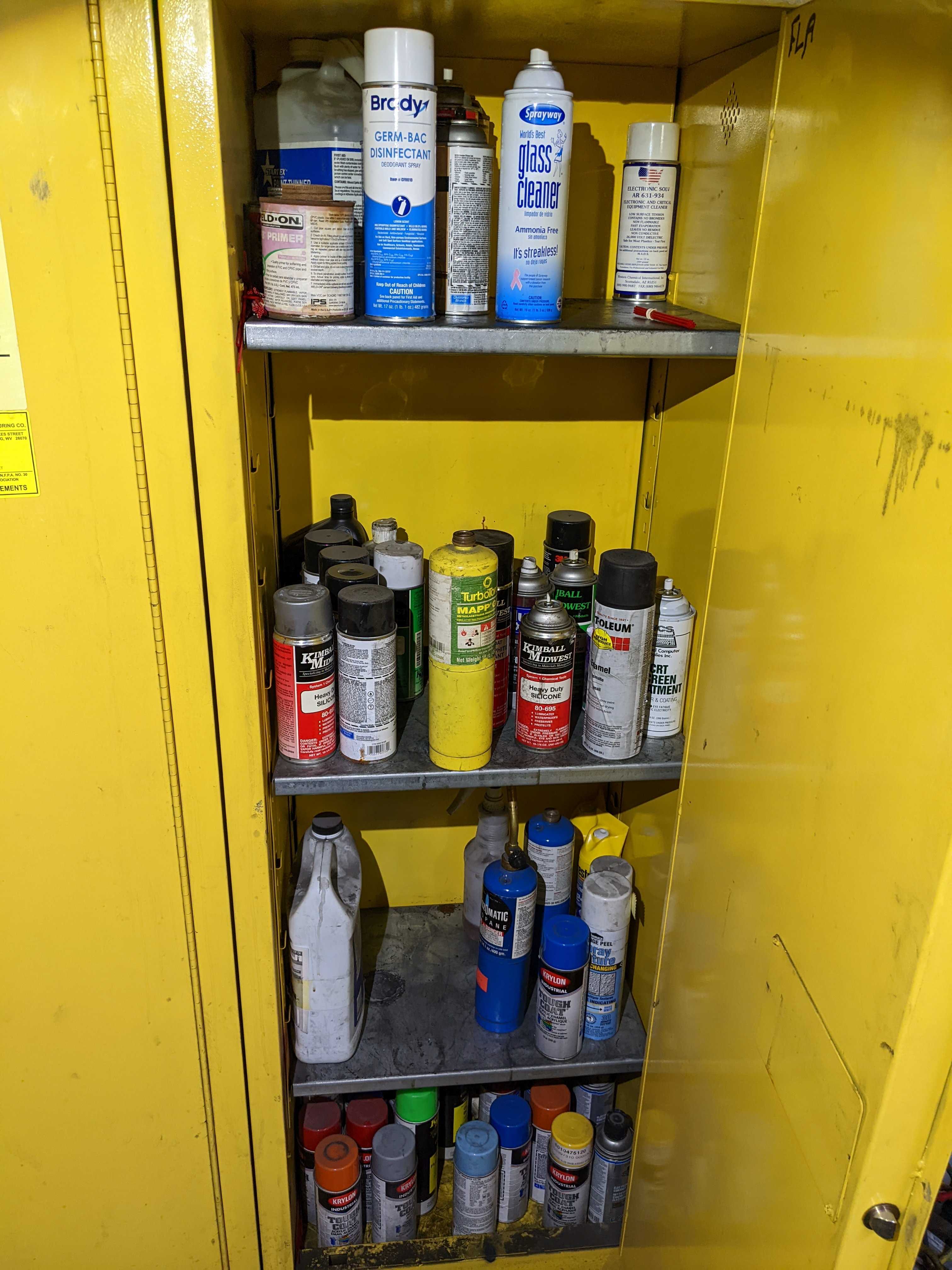 FIRE SAFETY CABINETS WITH CONTENTS - SAFETY EQUIPMENT