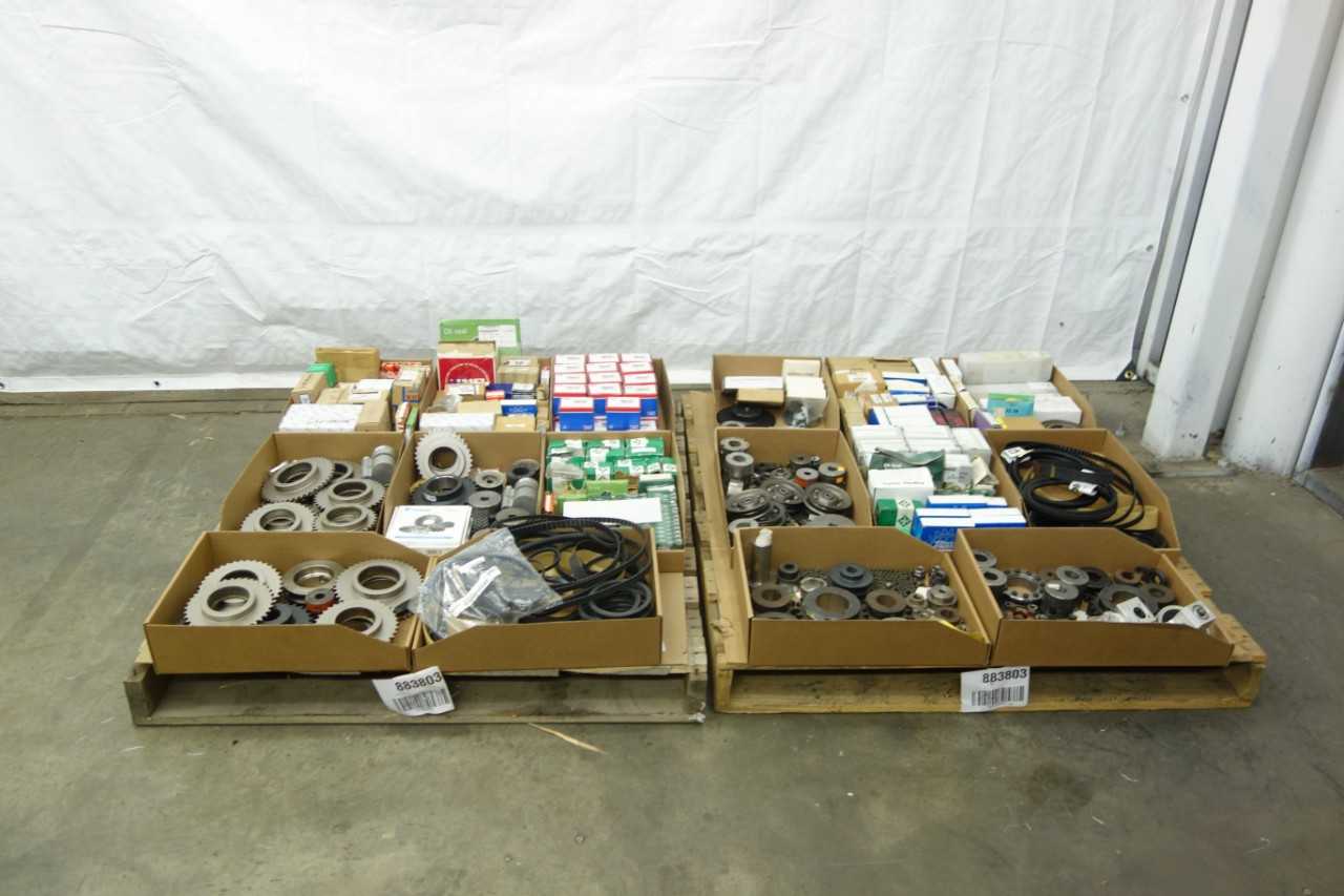 2 PALLETS OF ASSORTED POWER TRANSMISSION REPLACEMENT PARTS - POWER TRANSMISSION
