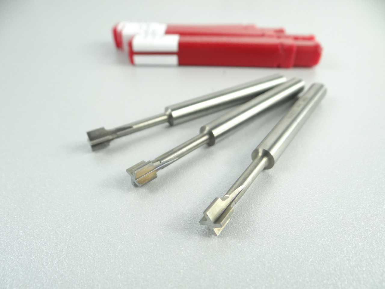 Lot of 3 NEW Solid Carbide Keyseat Cutters - MACHINING ACCESSORIES & TOOLING