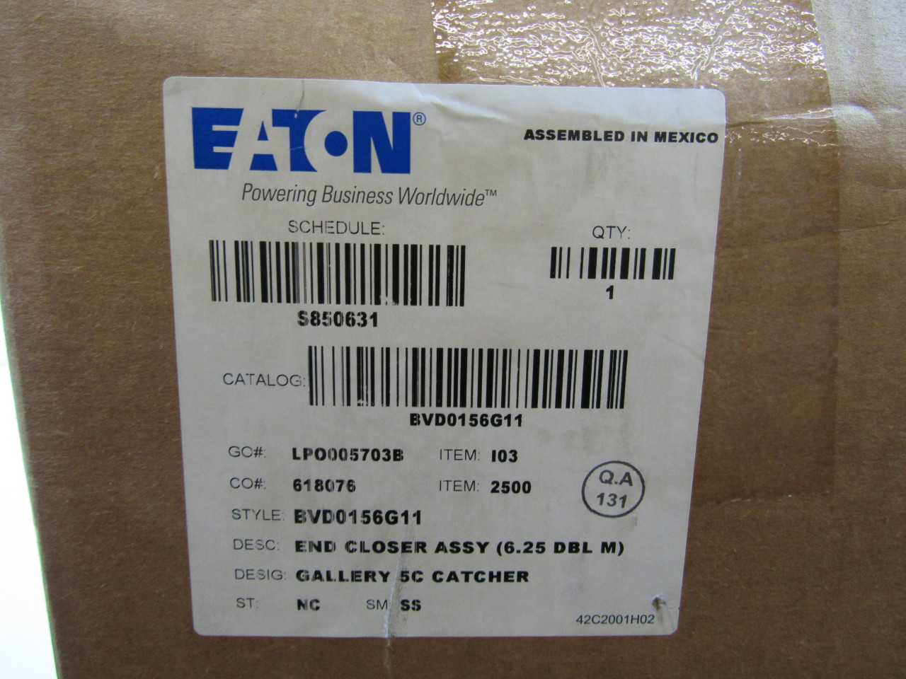 Quantity of 2x BVD0156G11 Electrical Enclosures - ELECTRICAL ENCLOSURES Quantity of 2x BVD0156G11 Electrical Enclosures - ELECTRICAL ENCLOSURES