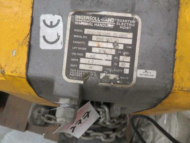 Ingersoll Rand 1 Ton cranes (lot) - MISCELLANEOUS