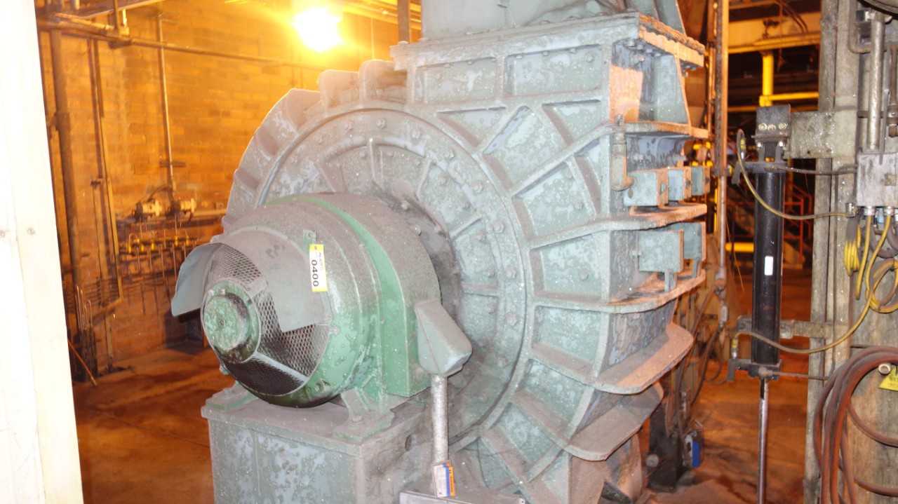 ALLIS CHALMERS ARW 125HP 440V-AC FAN EXHAUSTER MOTOR - BLOWER FAN