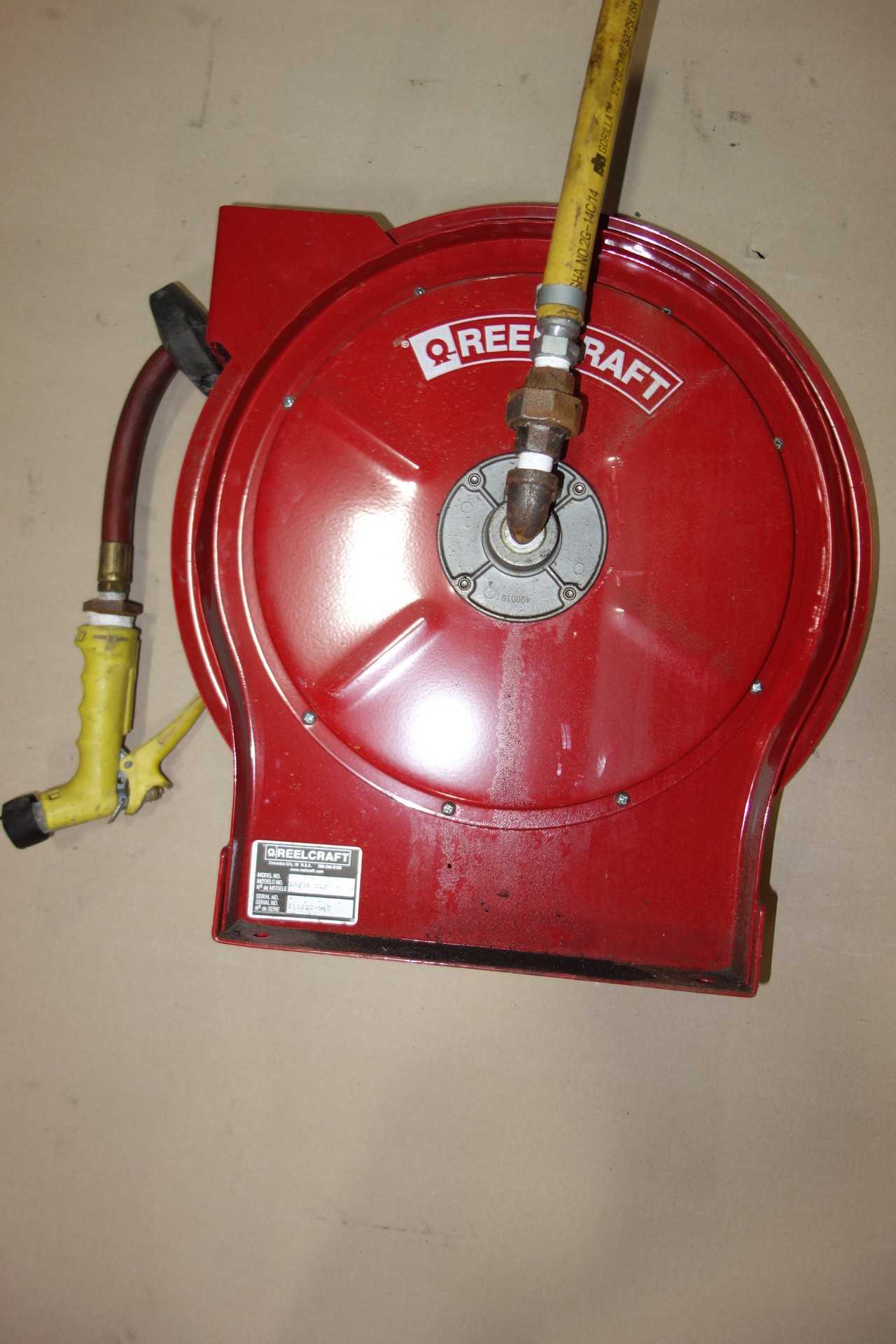 REELCRAFT A5835 OLP RETRACTABLE HOSE REEL - HOSE