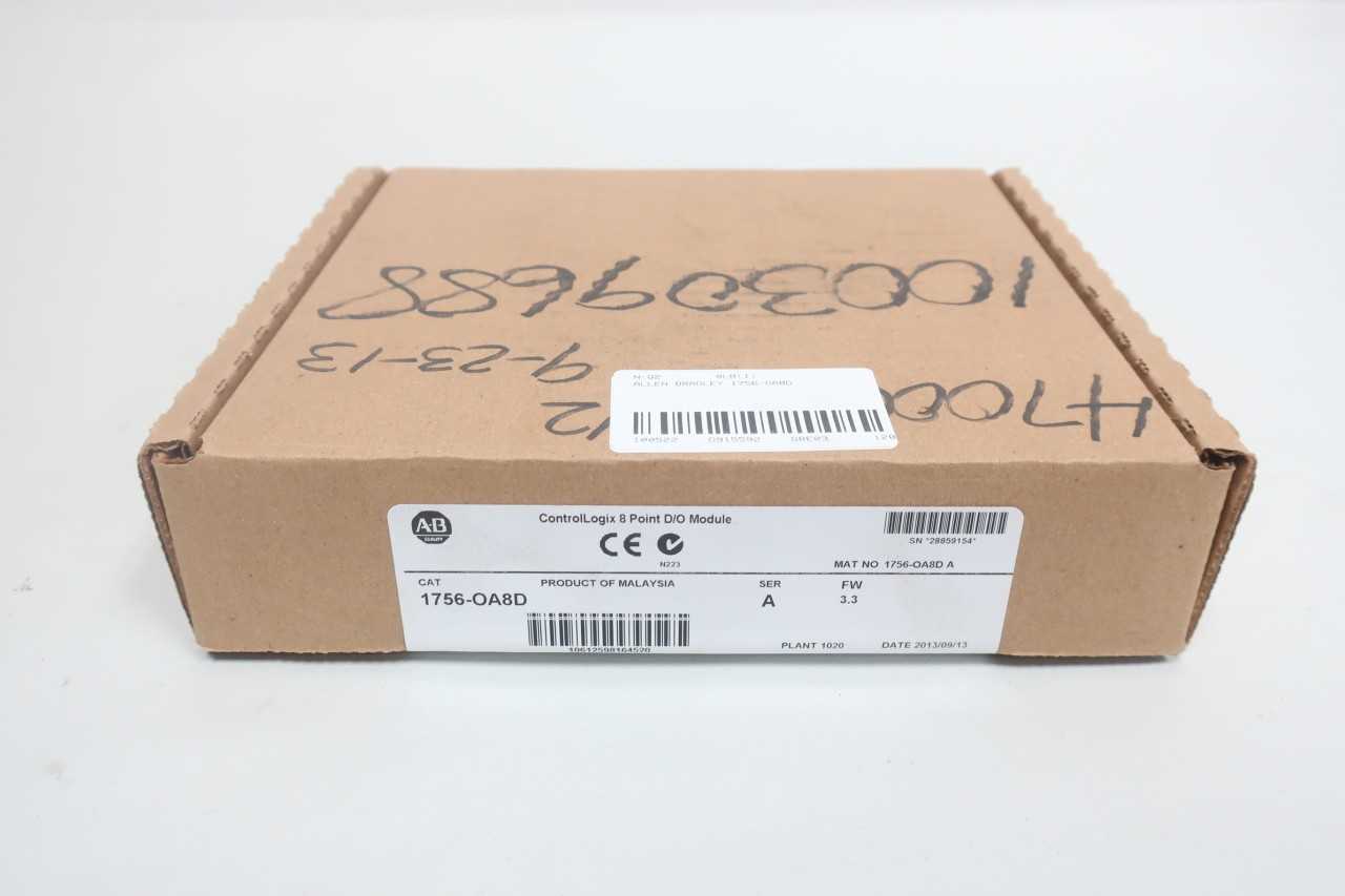 ALLEN BRADLEY 1756-OA8D CONTROLLOGIX SER A OUTPUT MODULE - AUTOMATION & CONTROLS ALLEN BRADLEY 1756-OA8D CONTROLLOGIX SER A OUTPUT MODULE - AUTOMATION & CONTROLS
