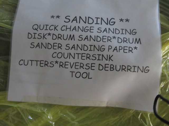 Sanding Items, Lot - MISCELLANEOUS