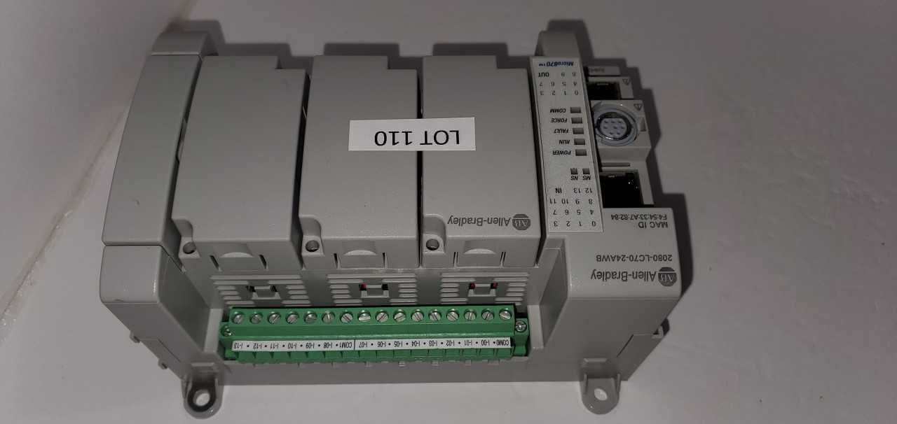 Allen Bradley Micro 870 2080-LC70-24AWB PLC - AUTOMATION & CONTROLS
