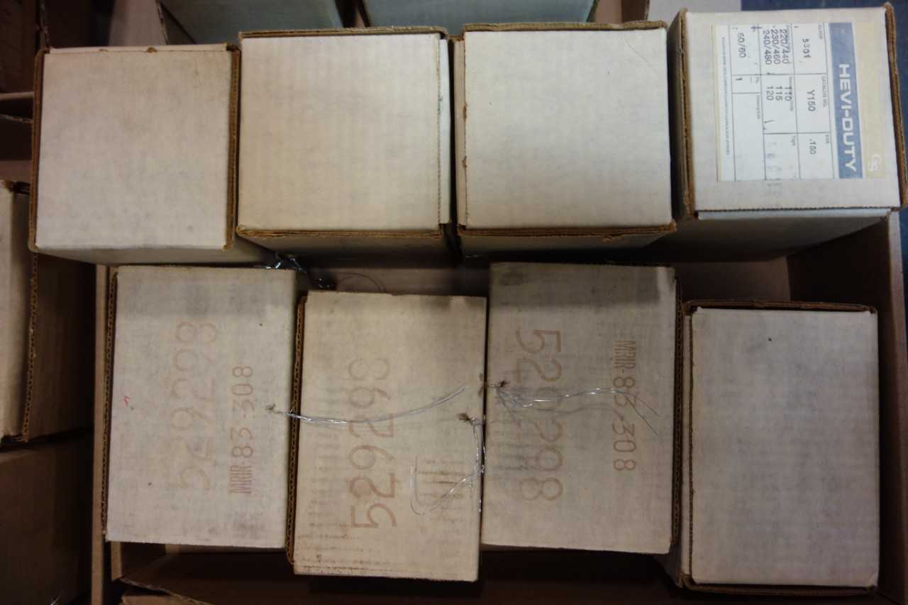LOT OF GS GENERAL SIGNAL Y150 HEVI-DUTY 1PH 150VA 240/480V-AC 120V-AC VOLTAGE TRANSFORMERS - CONTROL TRANSFORMERS