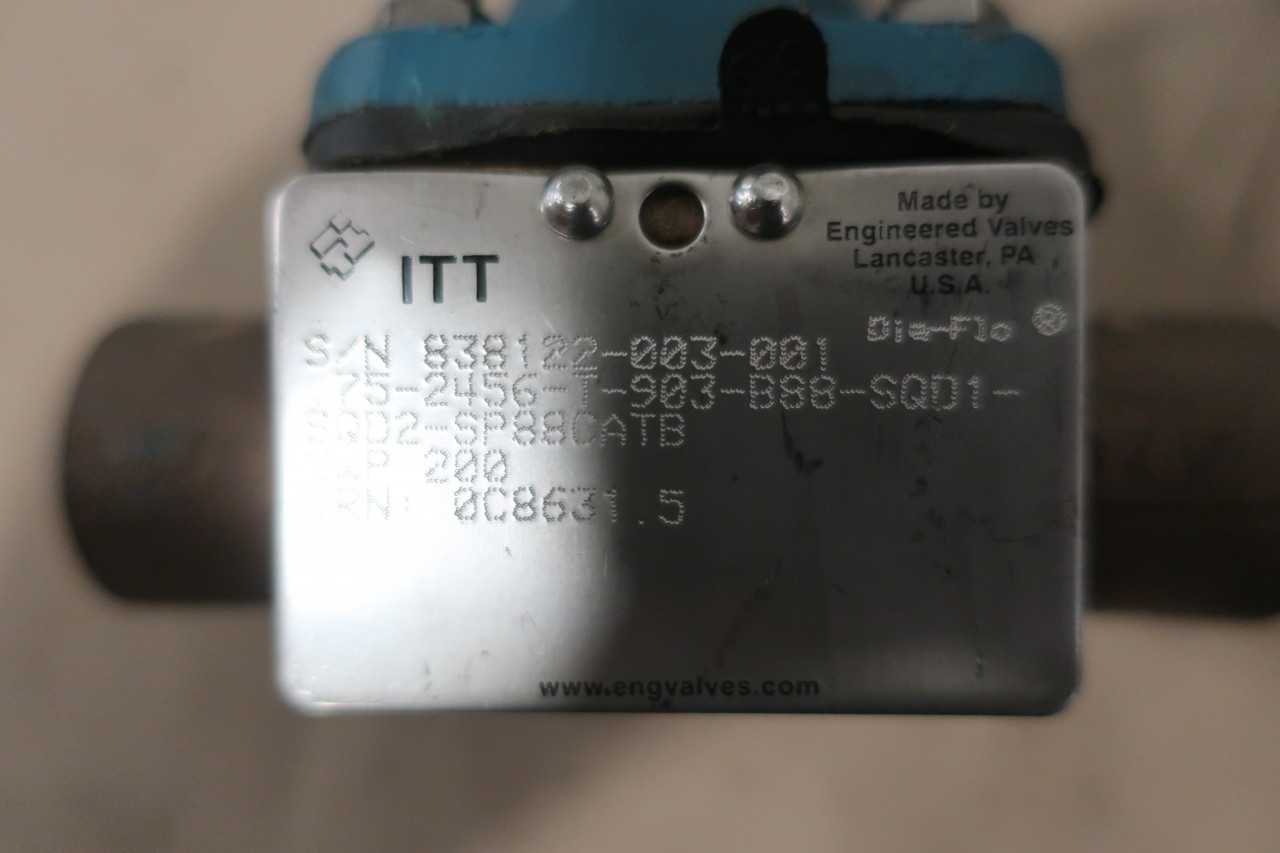 LOT OF ASSORTED ITT DIAPHRAGM VALVES - DIAPHRAGM VALVE