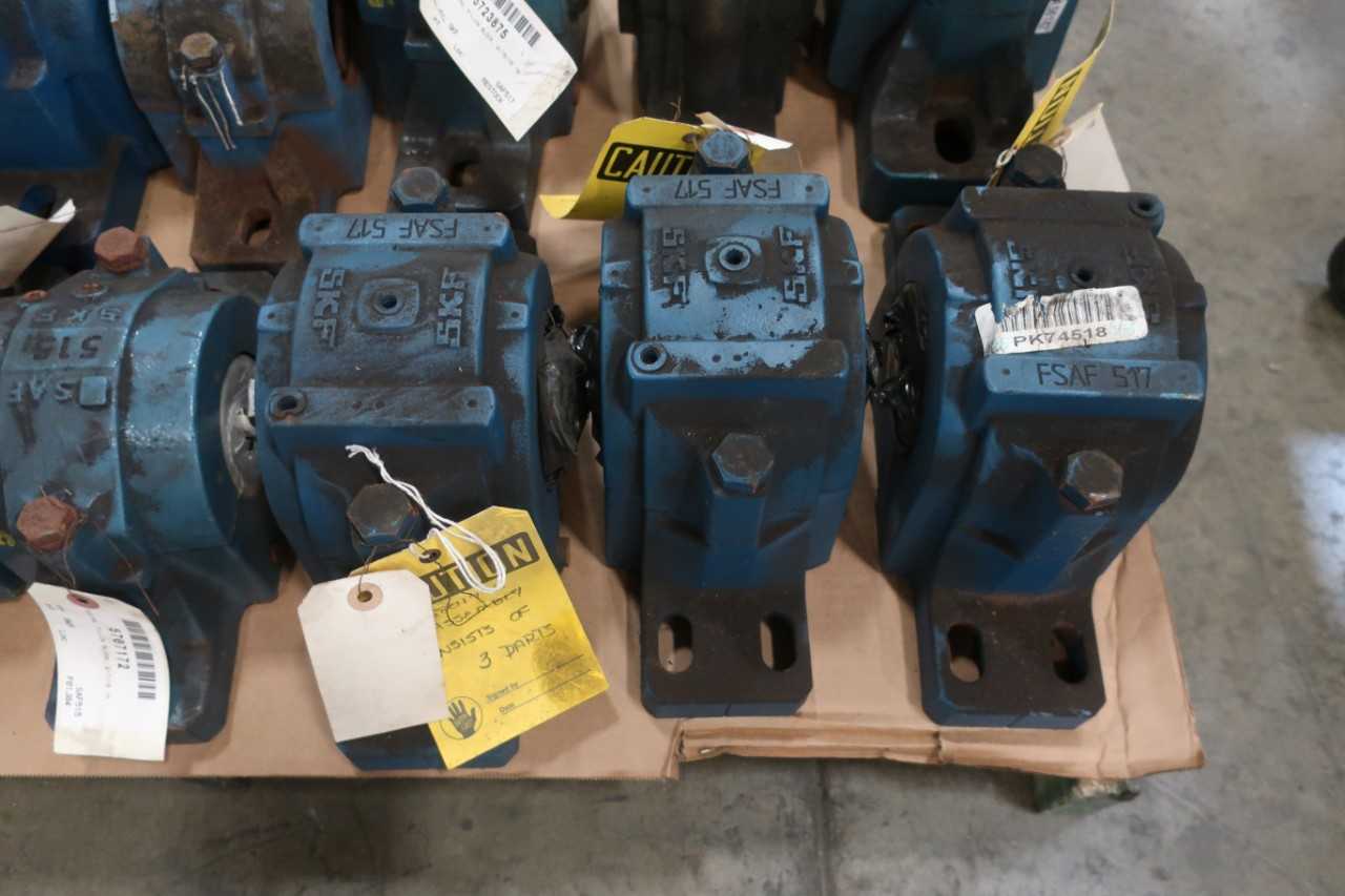 2 PALLETS OF ASSORTED PILLOW BLOCK BEARING HOUSING - BEARINGS