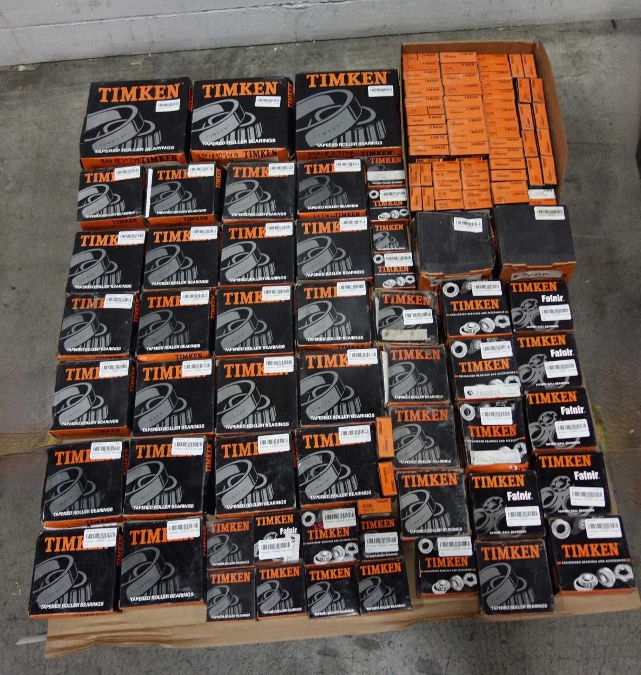 LOT OF ASSORTED TIMKEN BEARINGS - BEARINGS