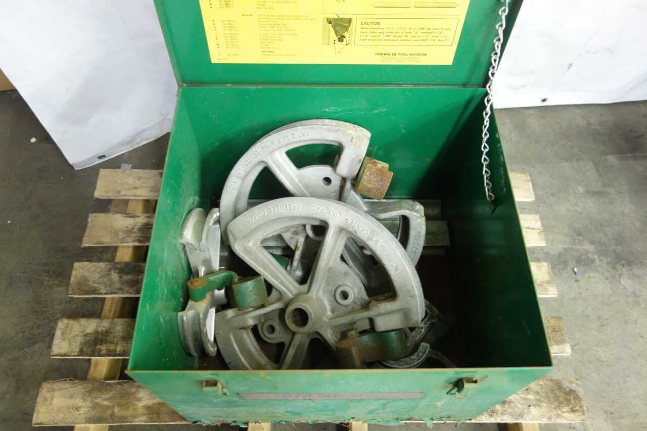 GREENLEE NO. 1818 MECHANICAL CONDUIT BENDER WITH SHOES - ELECTRIC POWER TOOLS