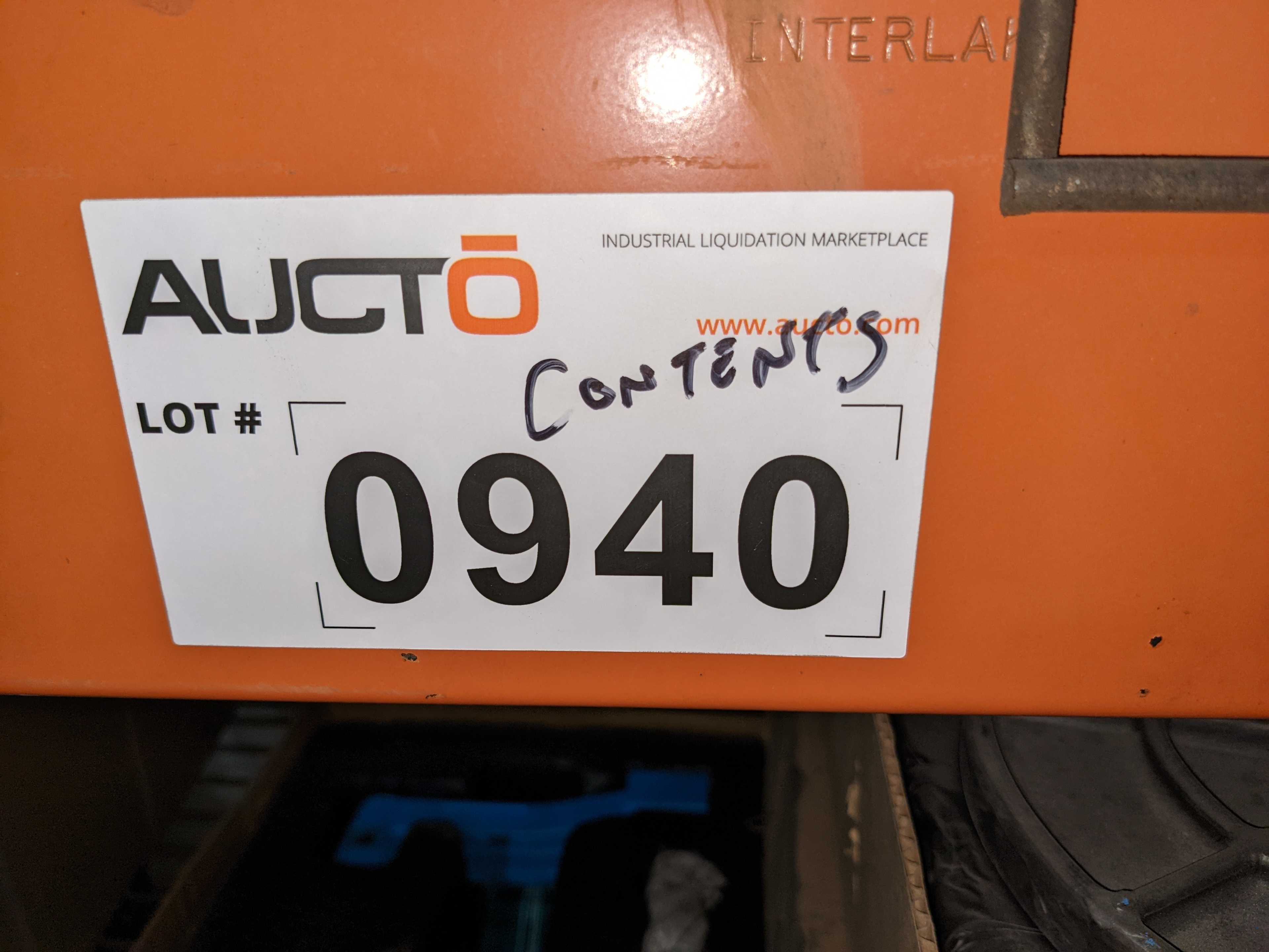 CONTENTS OF SHELVING - INDUSTRIAL PARTS