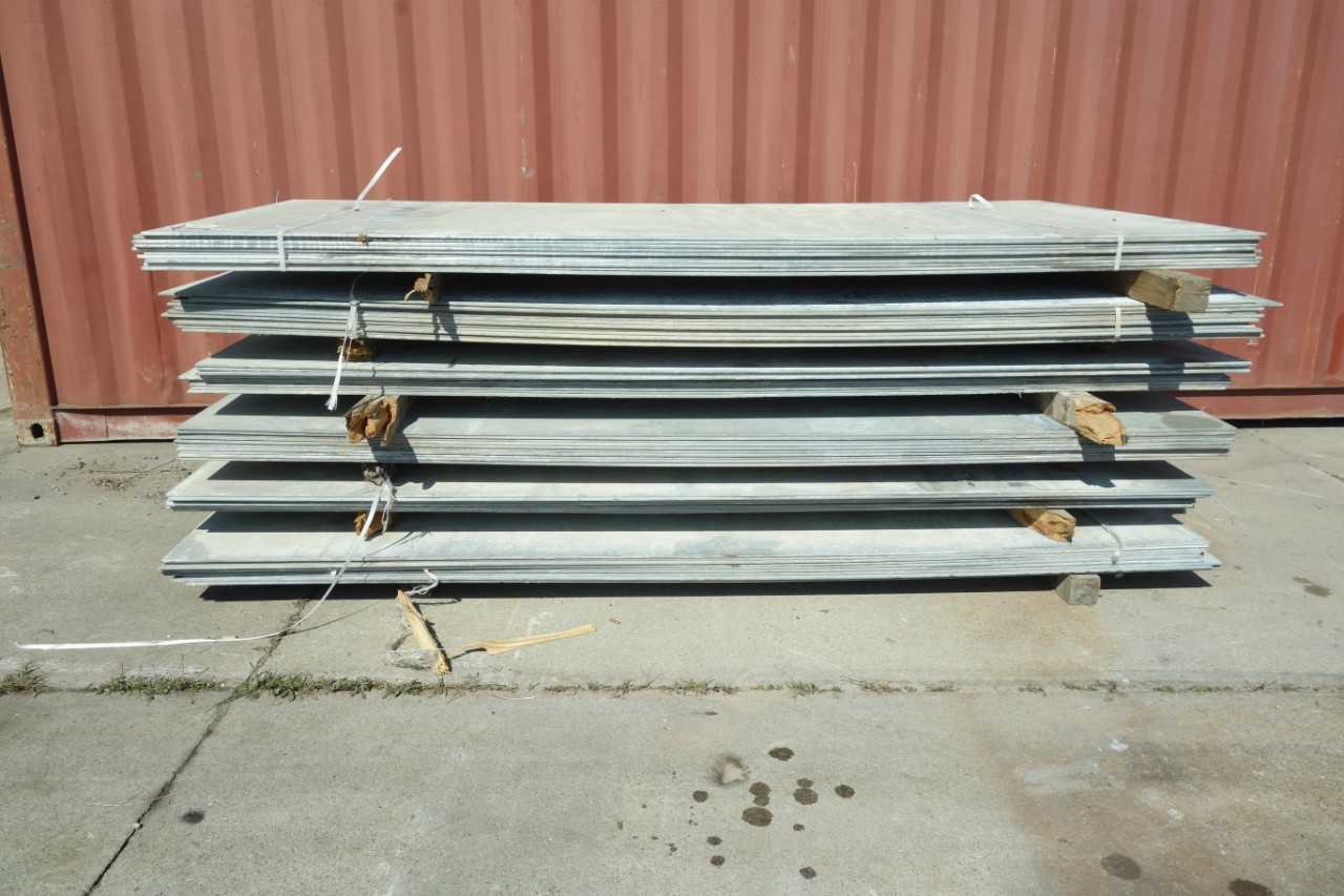 LOT OF A36 GALVANIZED CARBON STEEL PLATE