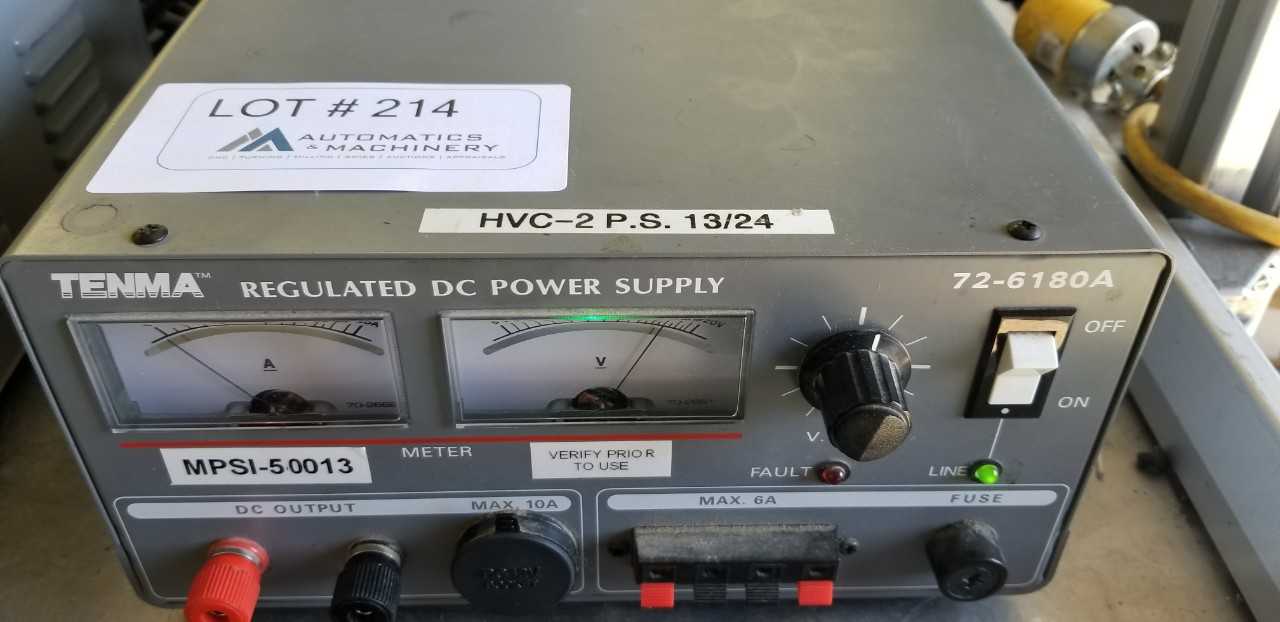 Tenma Regulated DC Power Supply - METAL INSPECTION EQUIPMENT Tenma Regulated DC Power Supply - METAL INSPECTION EQUIPMENT