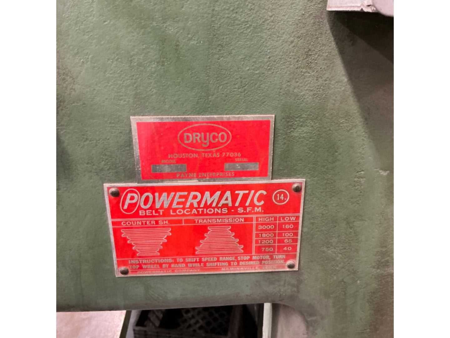 POWERMATIC 143 VERTICAL BAND SAW